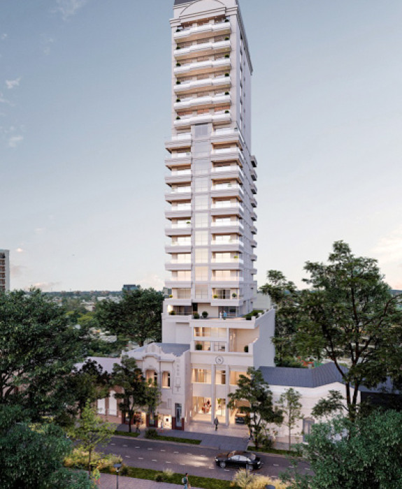 Edificio premium en construcción